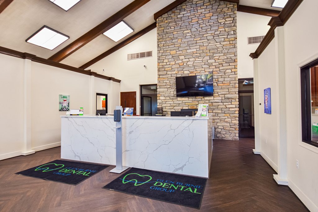 Front desk at Glen Burnie Dental Group